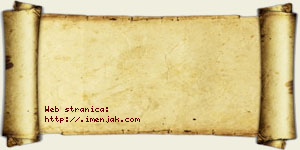 Sandra Panjković vizit kartica